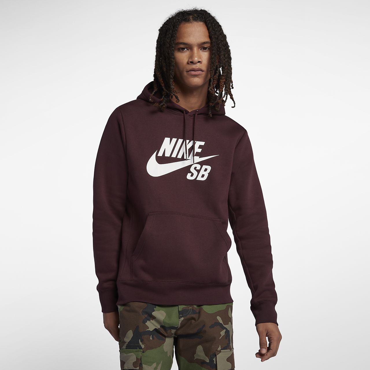 nike sb burgundy hoodie