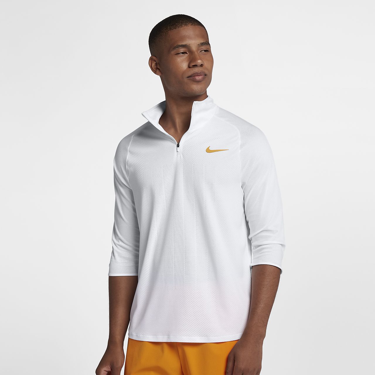 Top de tenis de manga tres cuartos para hombre NikeCourt Techknit ... Top de tenis de manga tres cuartos para hombre NikeCourt Techknit ...