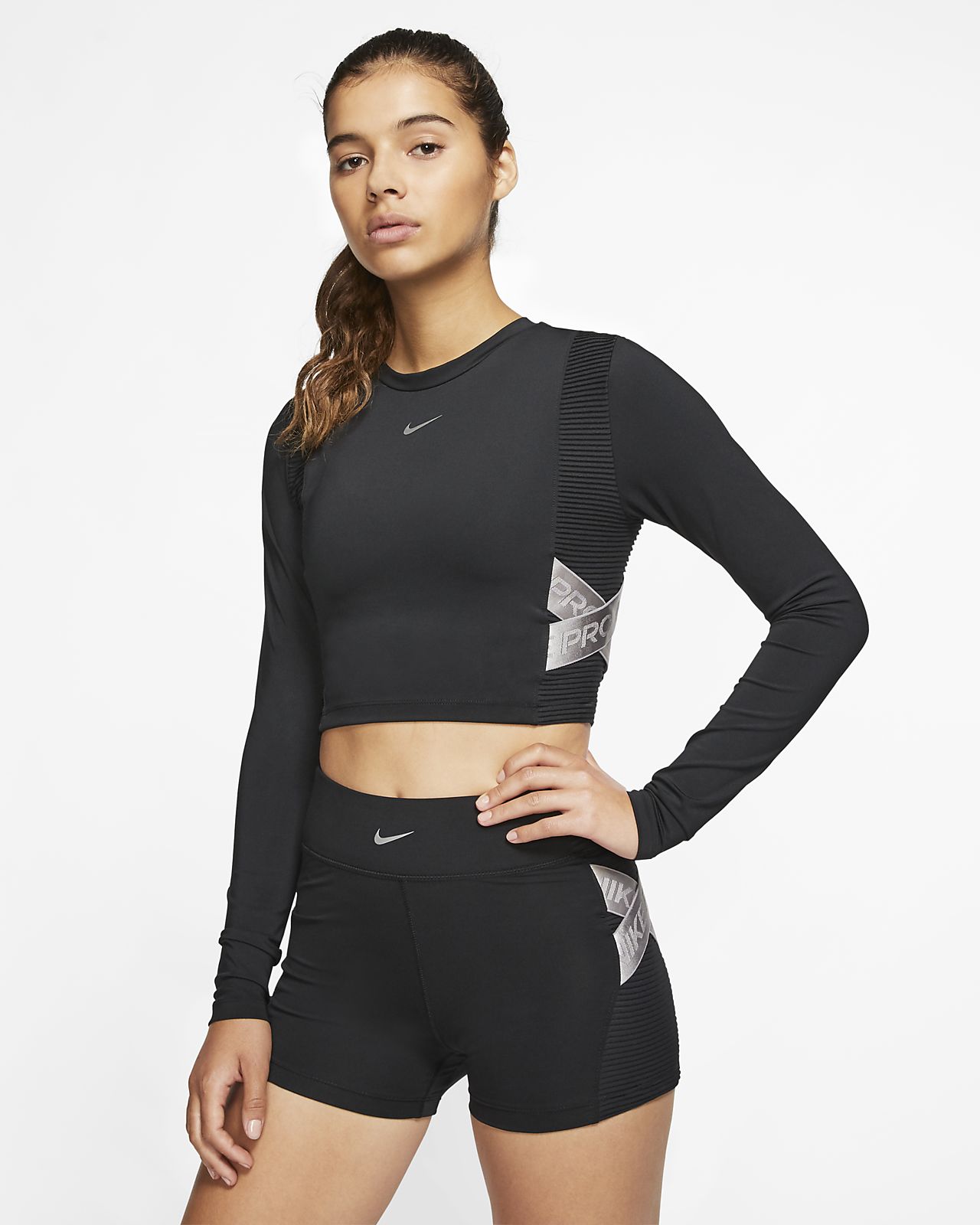 Nike long sleeve crop training top Clearance