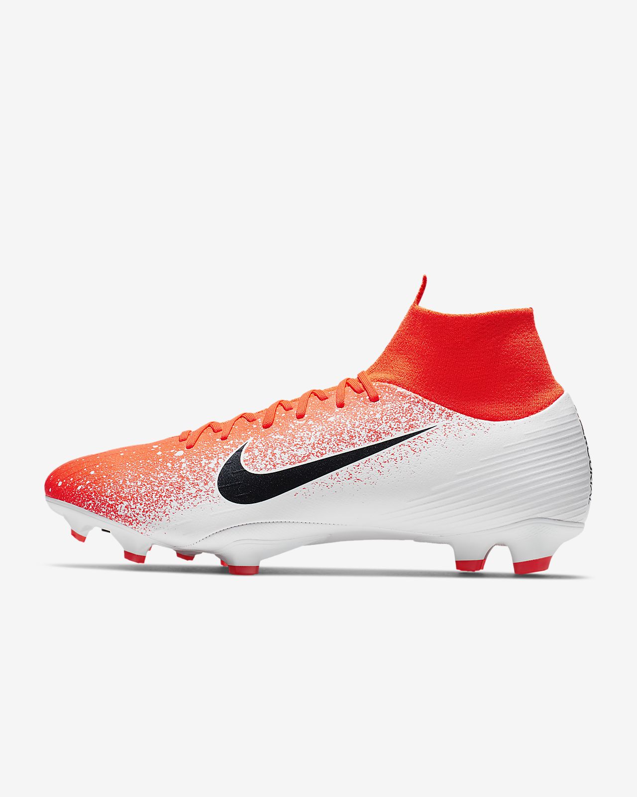 orange nike soccer boots