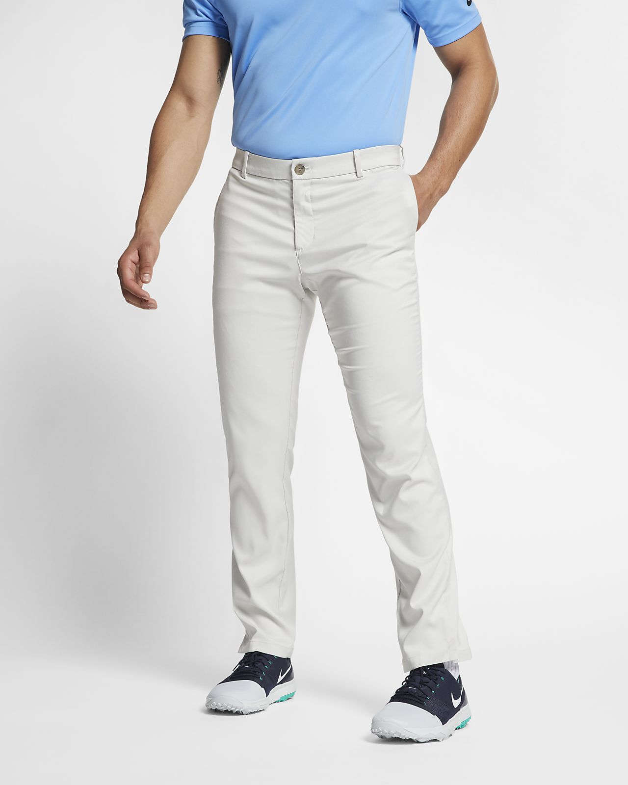 nike men's flat front flex golf pants