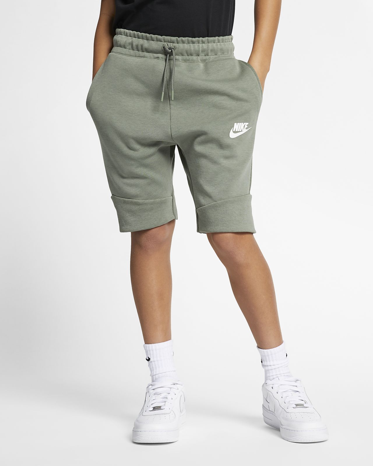 nike tech fleece shorts kids