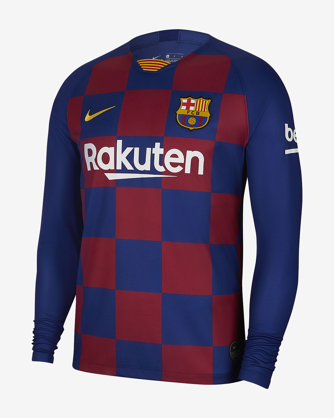 Long Sleeve Camiseta Barcelona Manga Larga 2019 Nike Camiseta Del