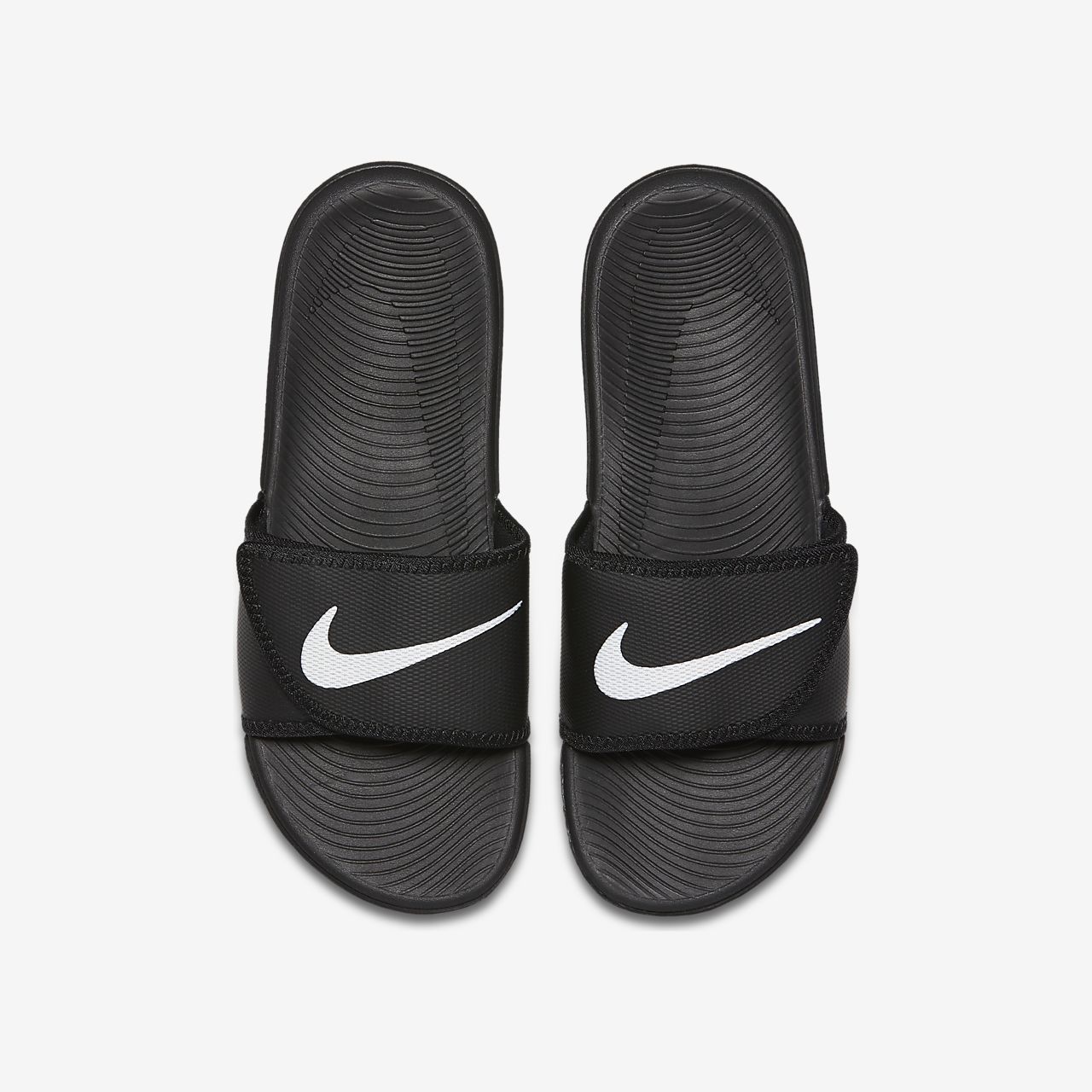 Nike Kawa Adjust (11c-7y) Kids' Slide - Black/White : V51i7246 Nike Kawa Adjust (11c-7y) Kids' Slide - Black/White : V51i7246