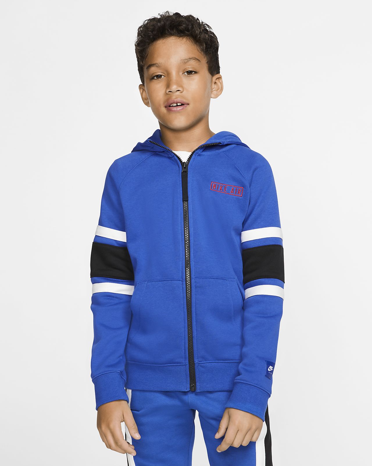 Nike Air Older Kids' Full Zip Hoodie. Nike LU Nike Sportswear Full Zip Hoodie for Women game royal
