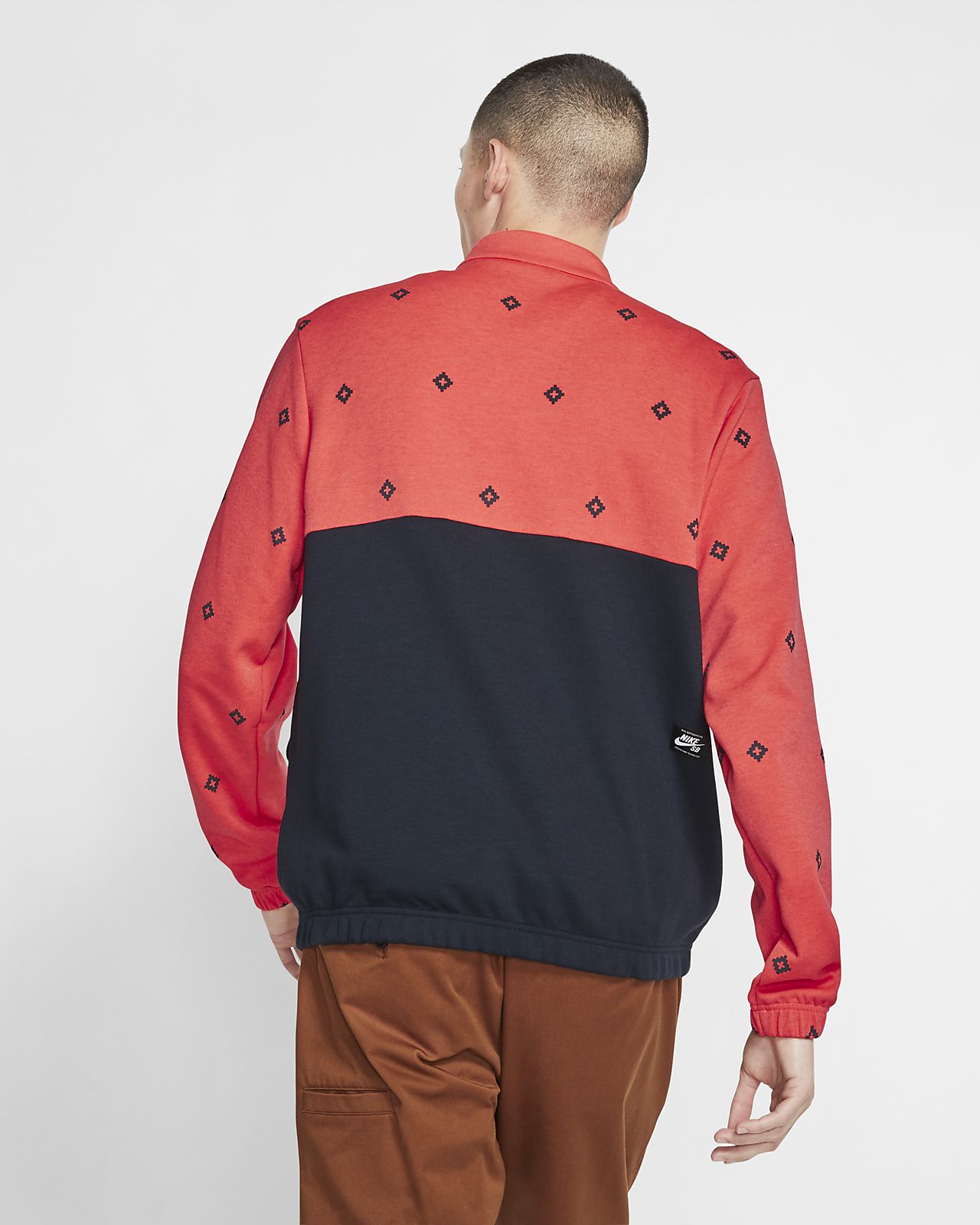 red nike track top