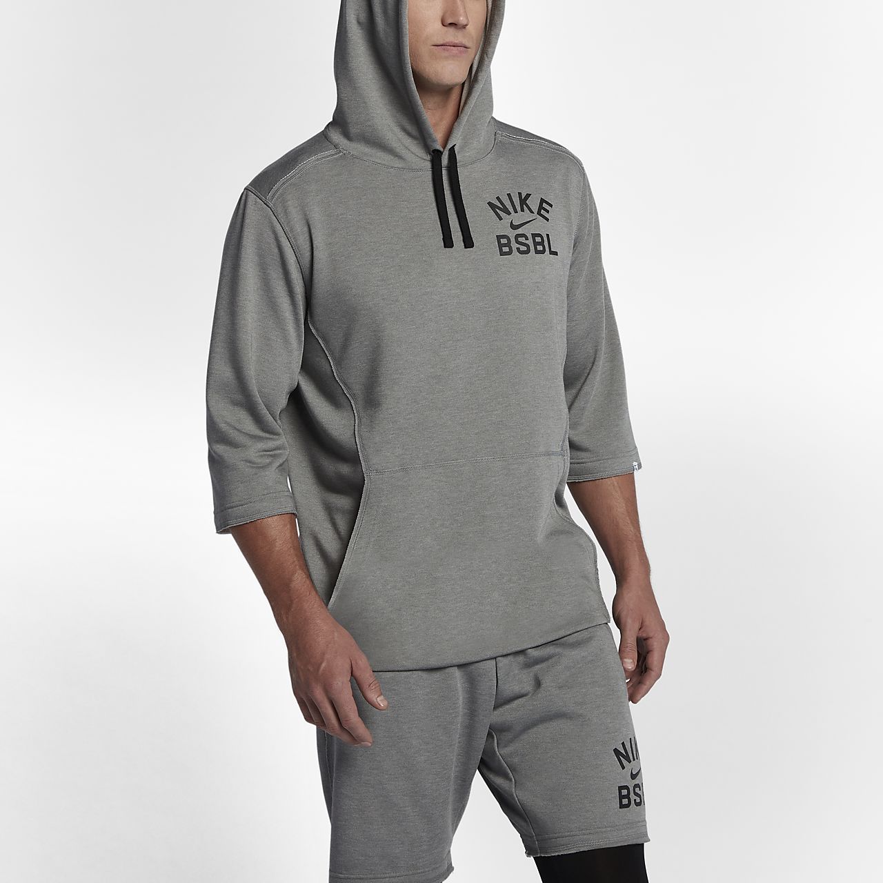 grey hoodie nike