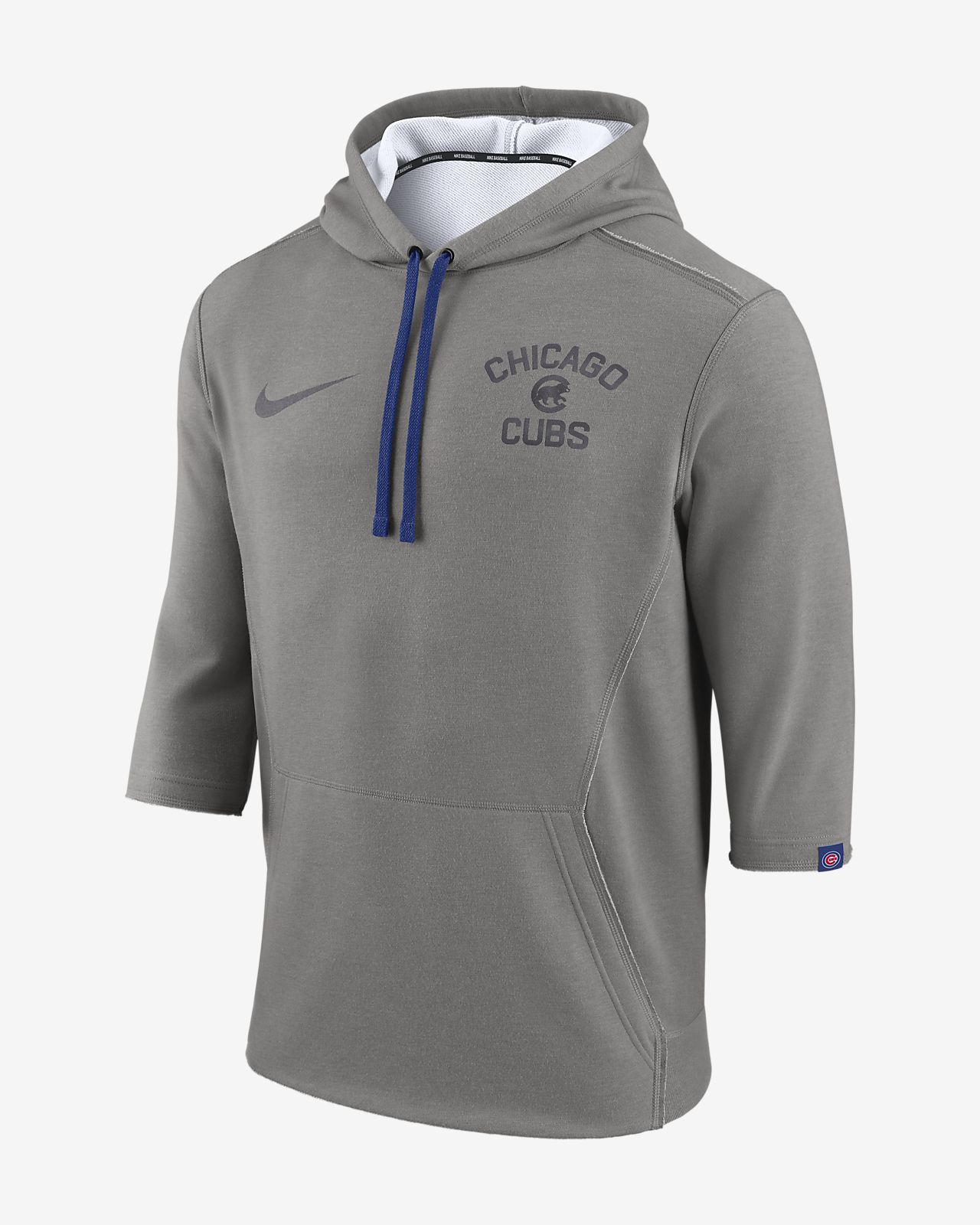 cubs short sleeve hoodie