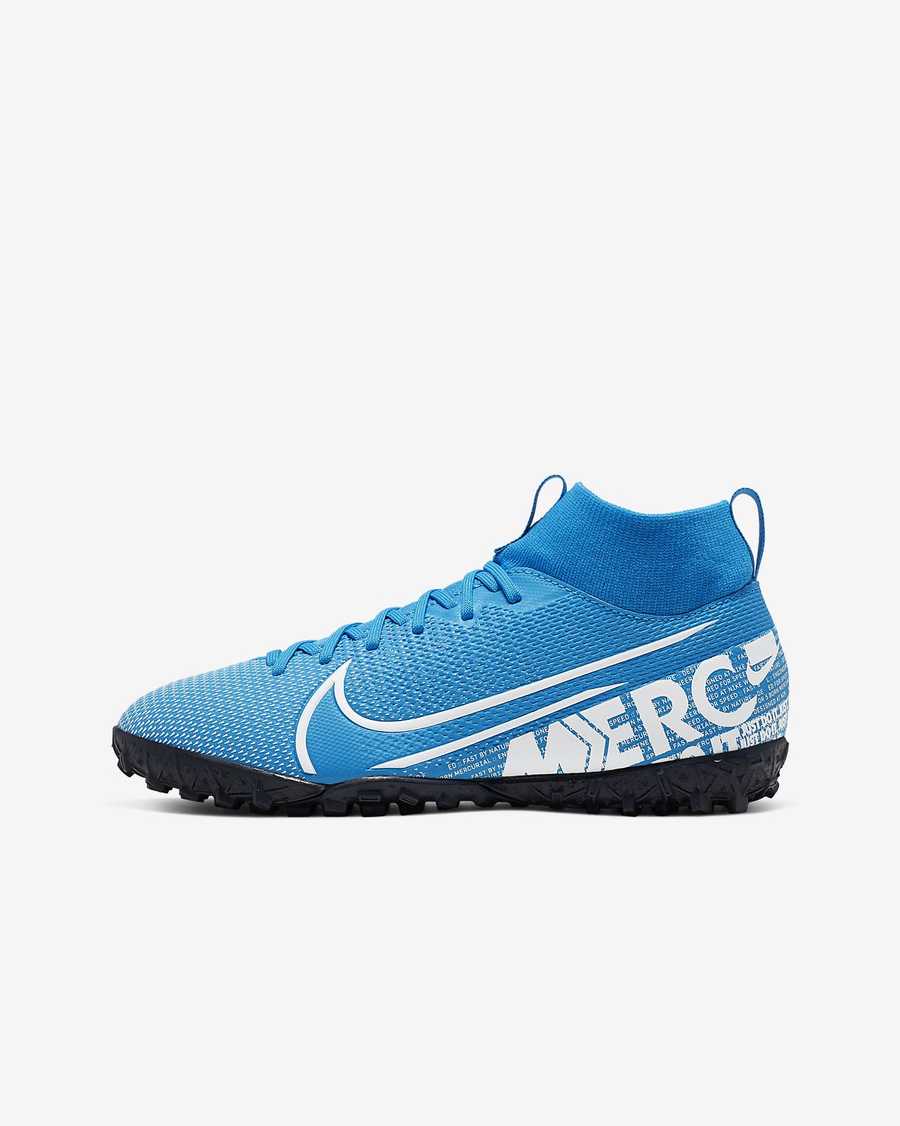 Chaussures de foot Nike Hypervenom Phantom III DF FG Bleu