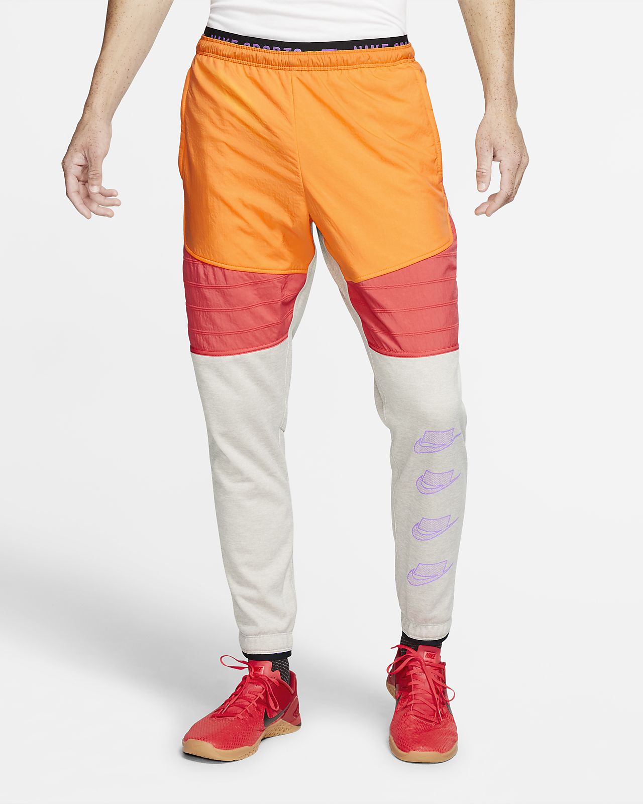 pantalon nike homme orange