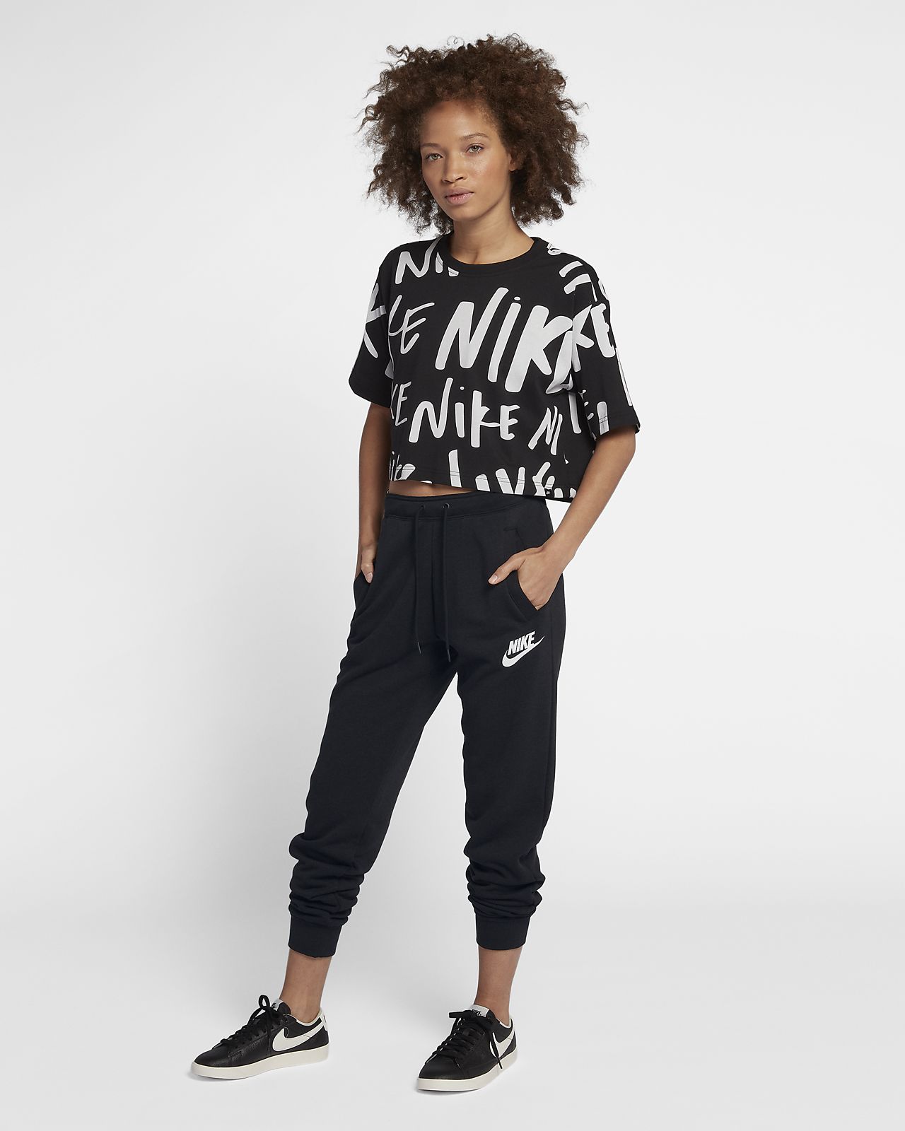 nike women's rally fleece pants