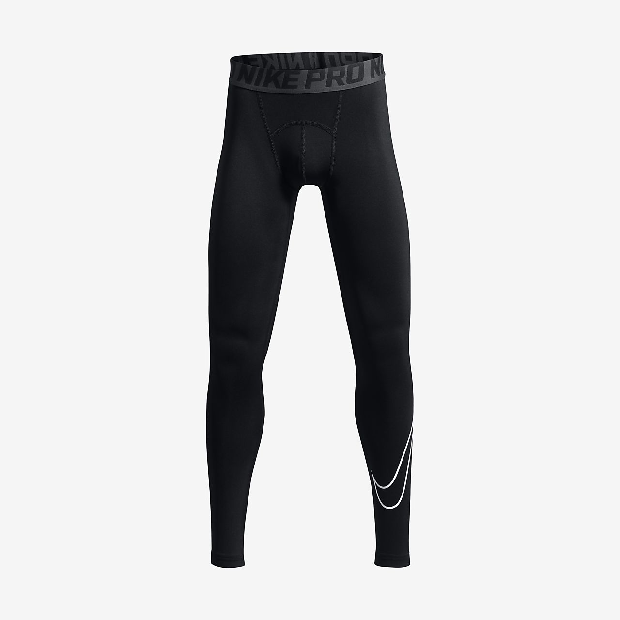 Nike Pro Big Kids' Training Tights Black/Anthracite/White Nike Pro Big Kids' Training Tights Black/Anthracite/White