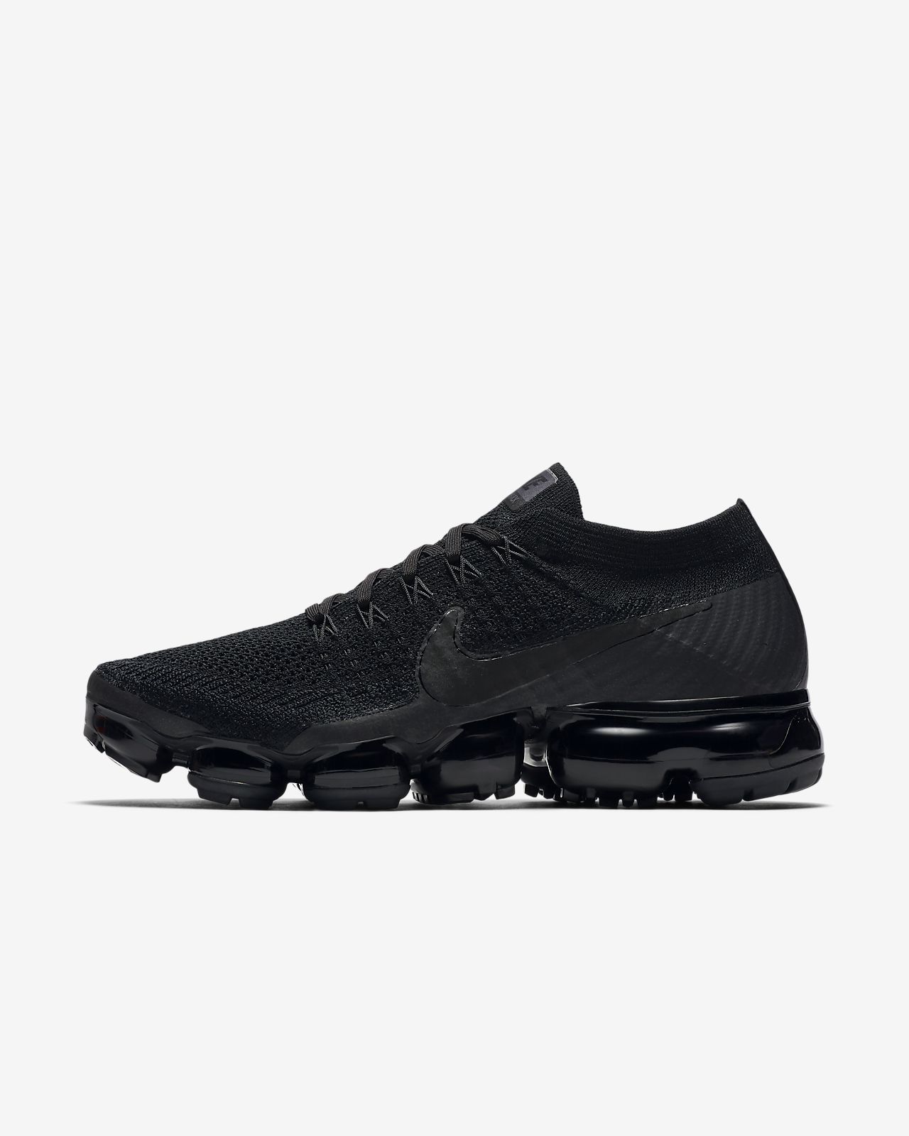 black junior flyknit vapormax