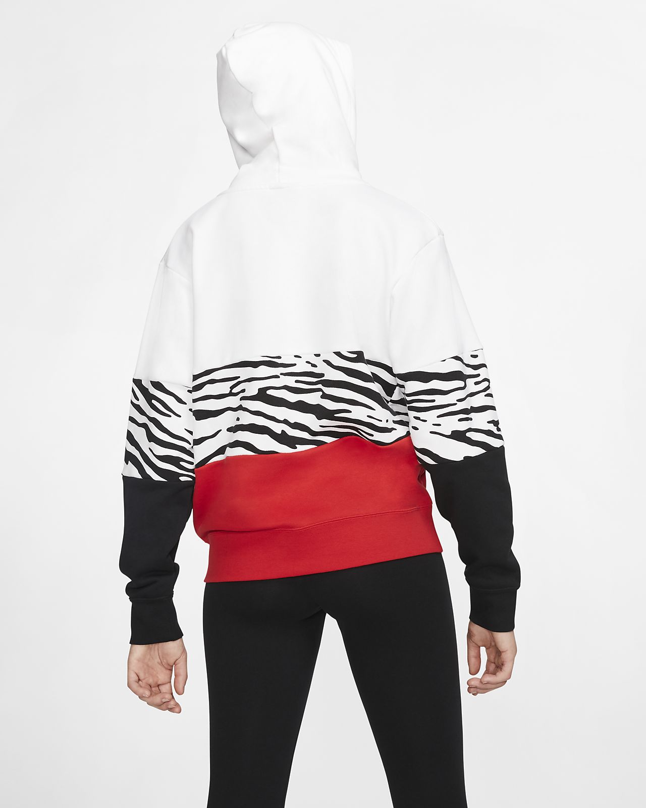 red leopard nike hoodie