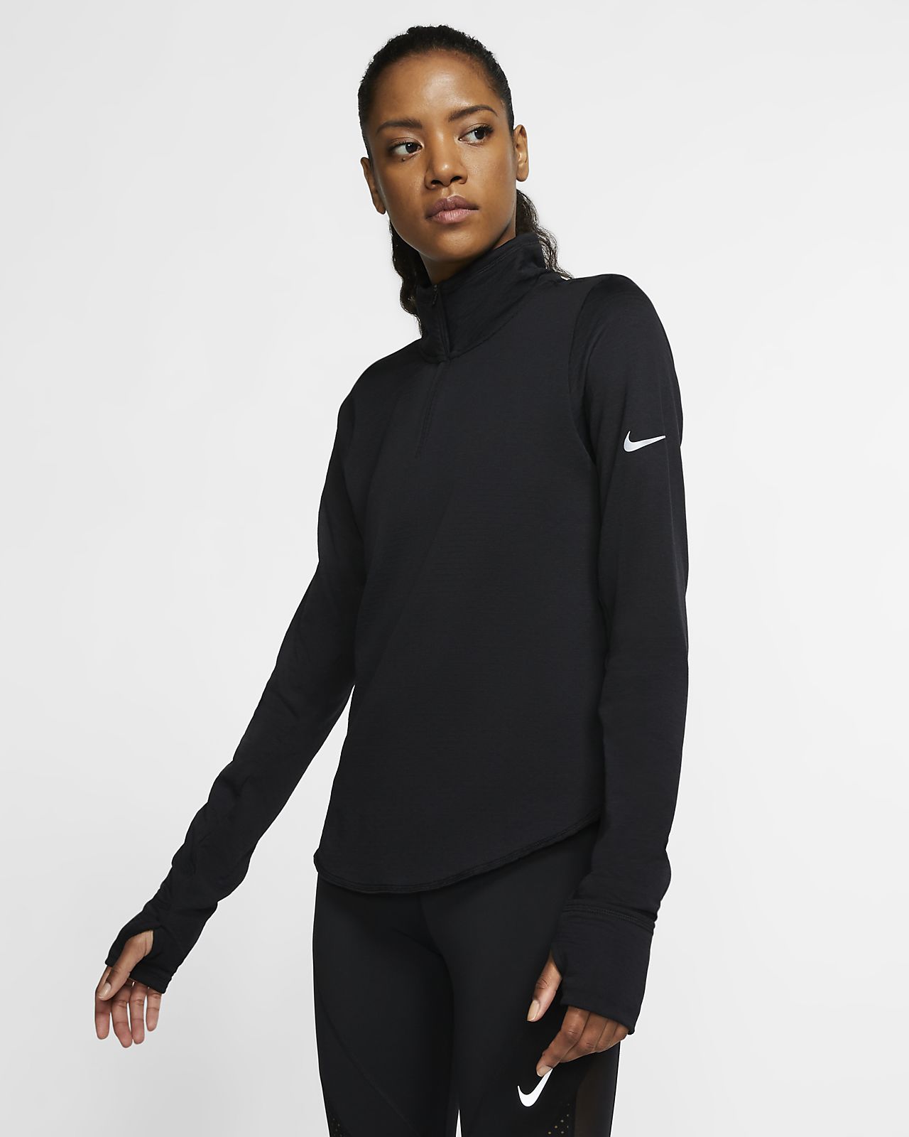 Nike Sphere Women's Half Zip Running Top. Nike LU Nike Therma Sphere Women's Running Hoodie. Nike LU