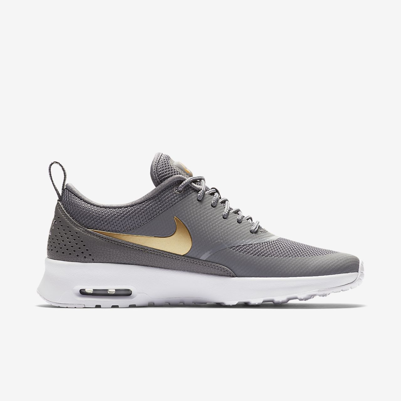 nike thea grey and gold