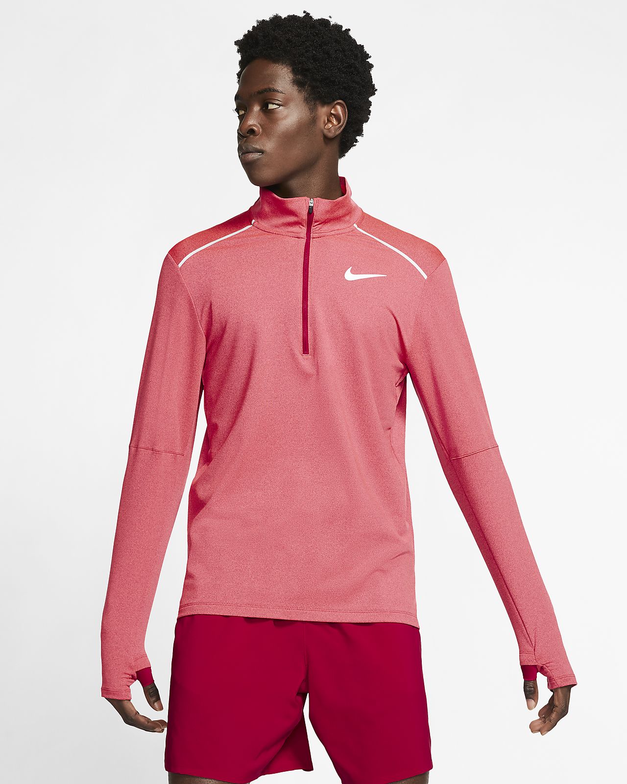 red nike running top