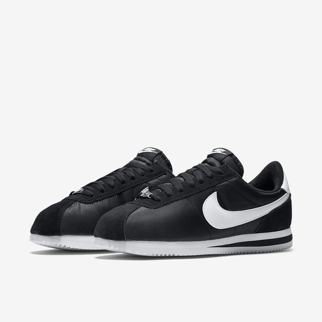 Nike Cortez Nylon Heren Zwart