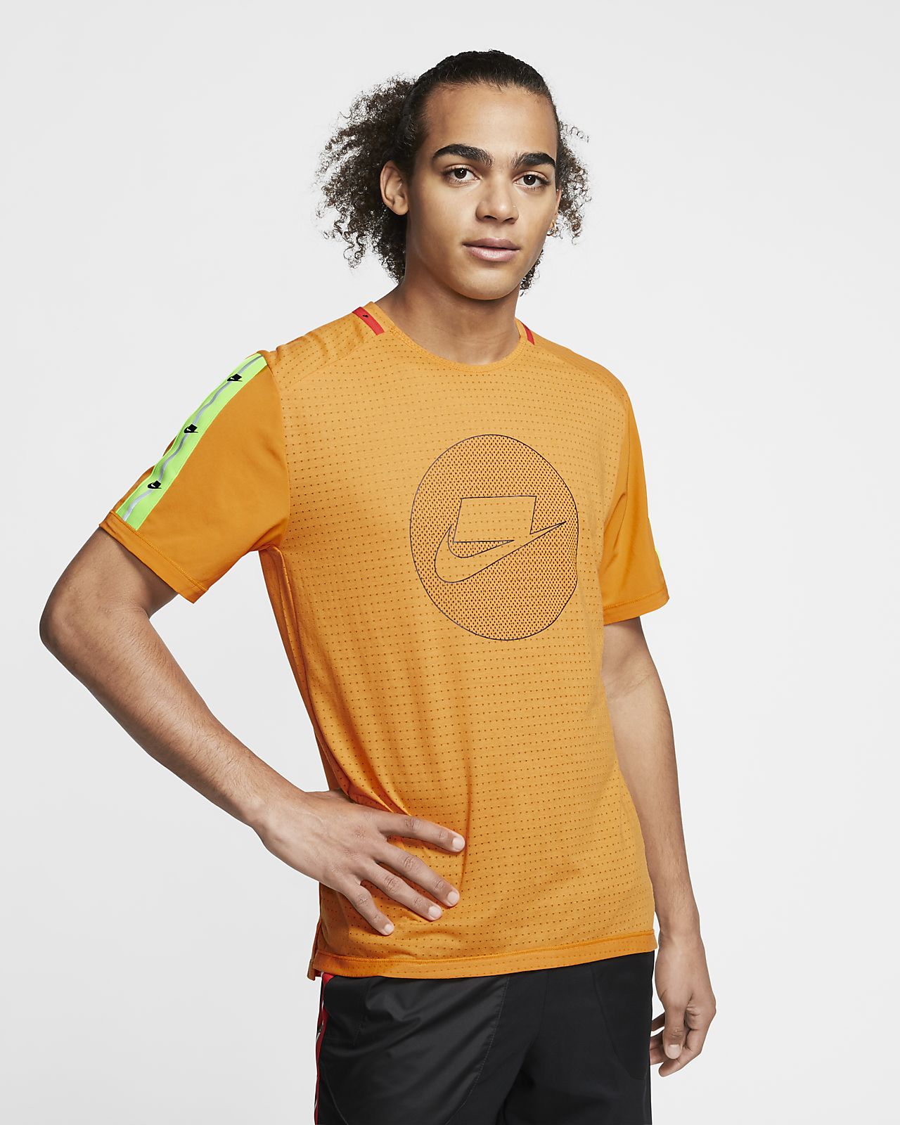 nike orange running shirt