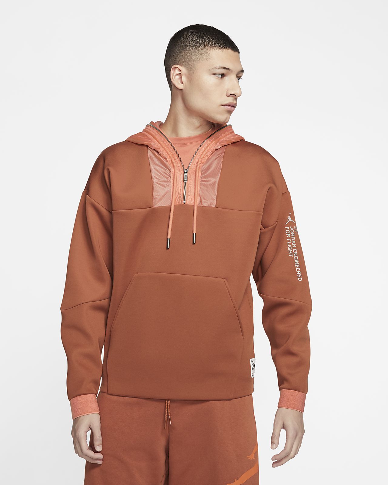 jordan hoodie orange