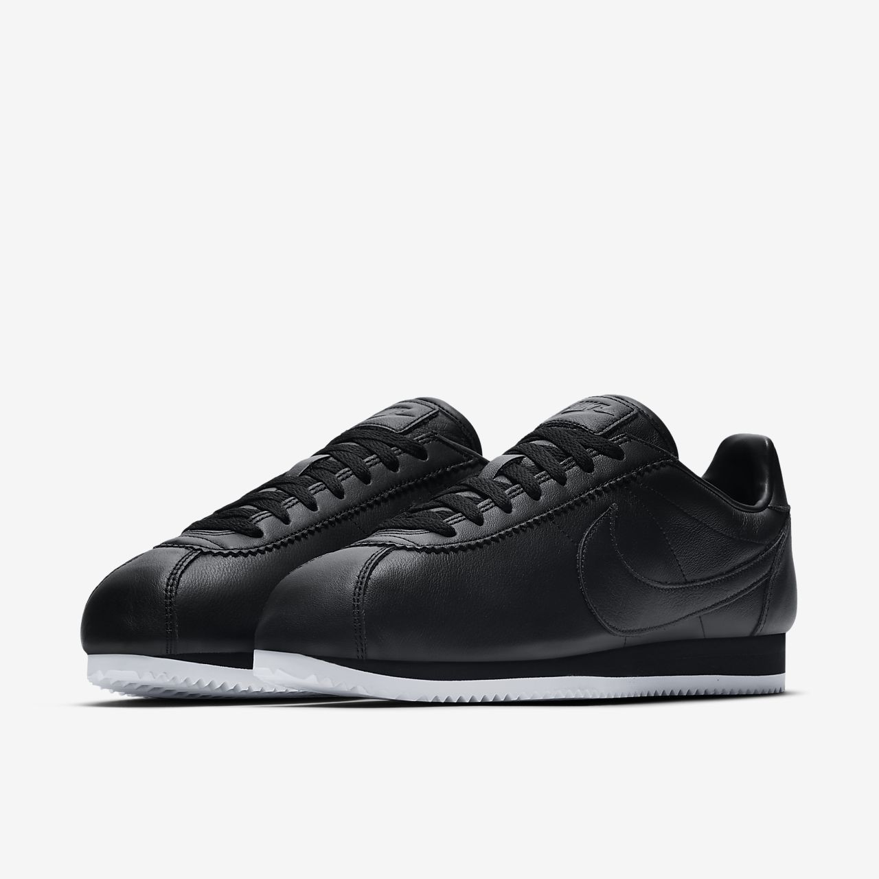 nike cortez premium uomo nere