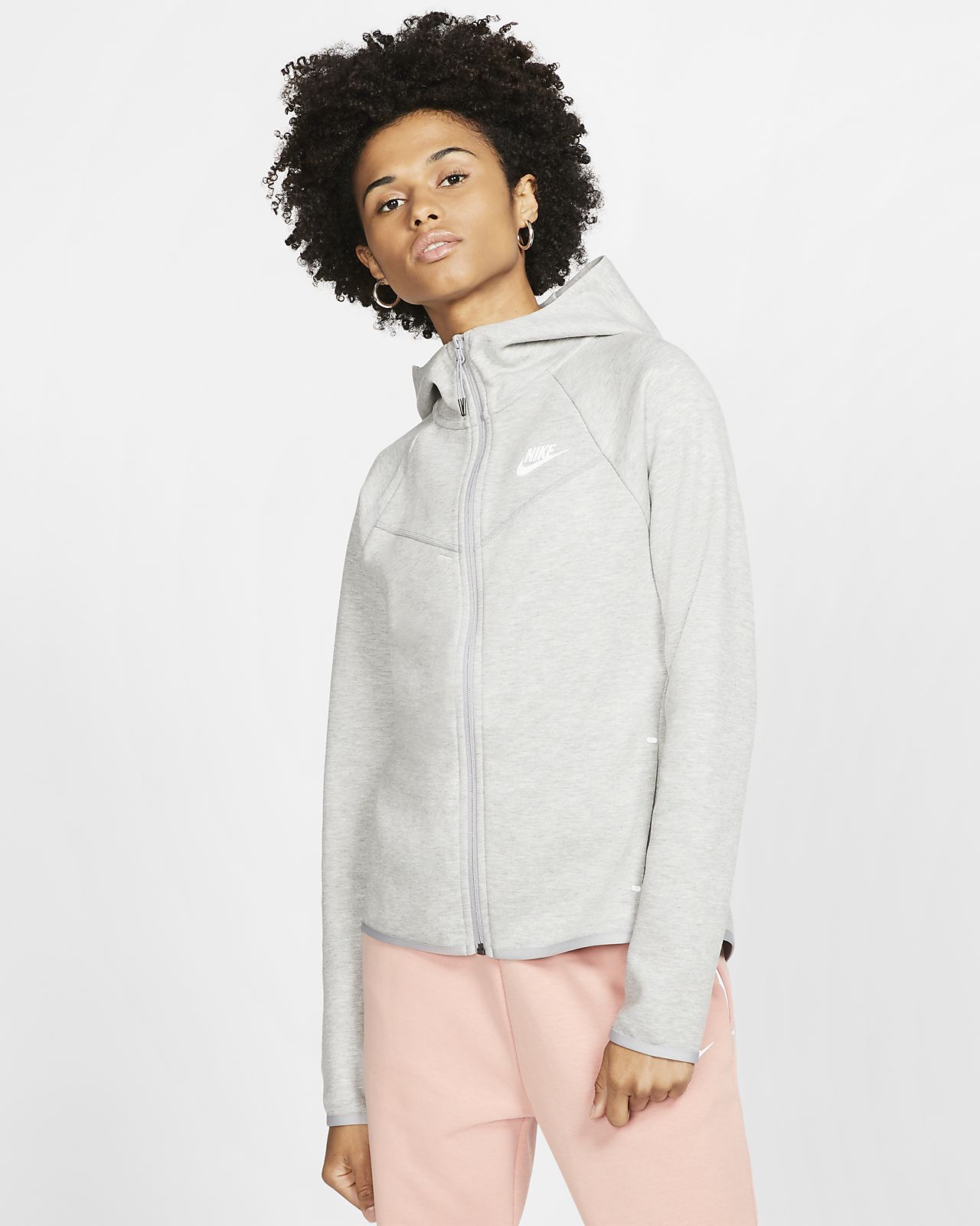 Nike Sportswear Windrunner Tech Fleece Women's Full Zip Mens Clothing Nike Sportswear Tech Aeroshield Windrunner
