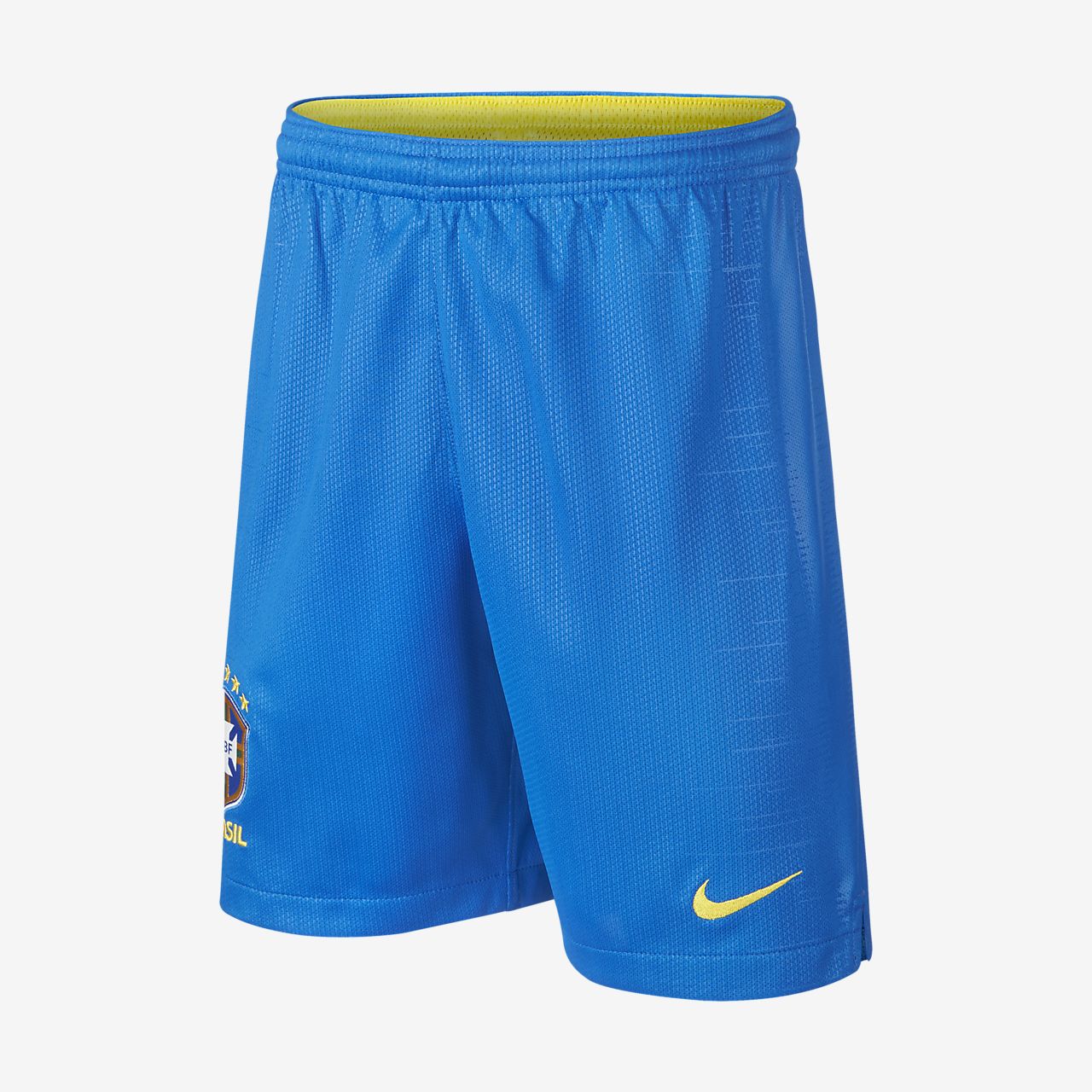 2018 Brazil CBF Stadium Home Older Kids' Football Shorts 2018 Brazil CBF Stadium Home Older Kids' Football Shorts