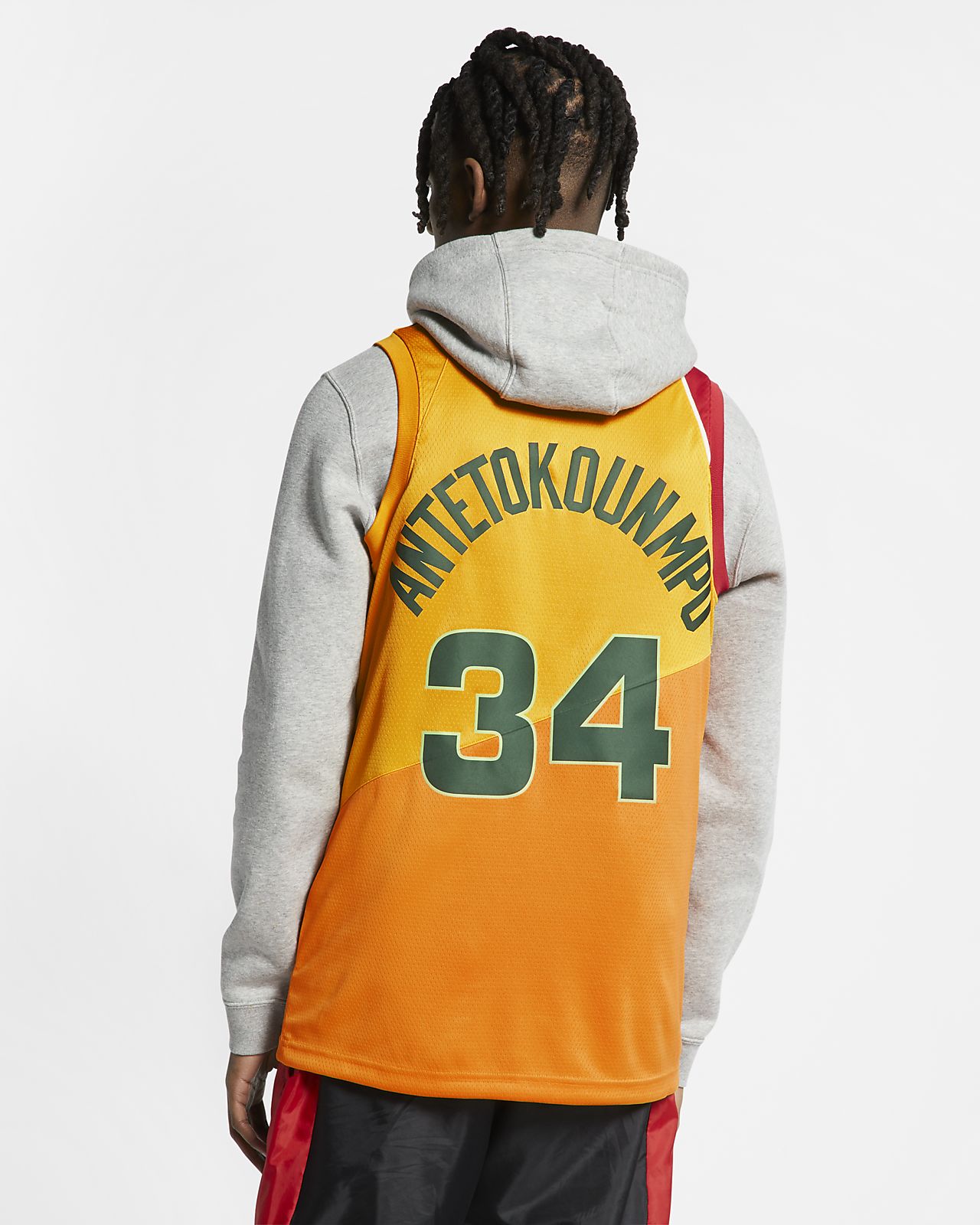 Giannis Antetokounmpo City Edition Swingman (Milwaukee Bucks) Nike NBA Connected Trikot für Herren Giannis Antetokounmpo City Edition Swingman (Milwaukee Bucks) Nike NBA Connected Trikot für Herren