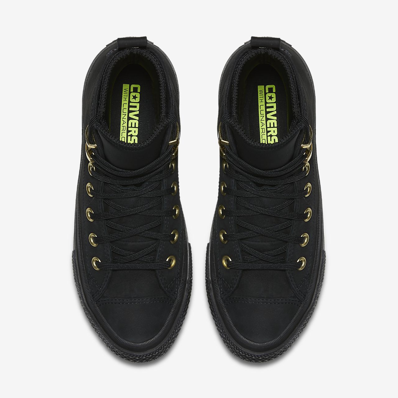 converse chuck taylor waterproof nubuck leather sneakers