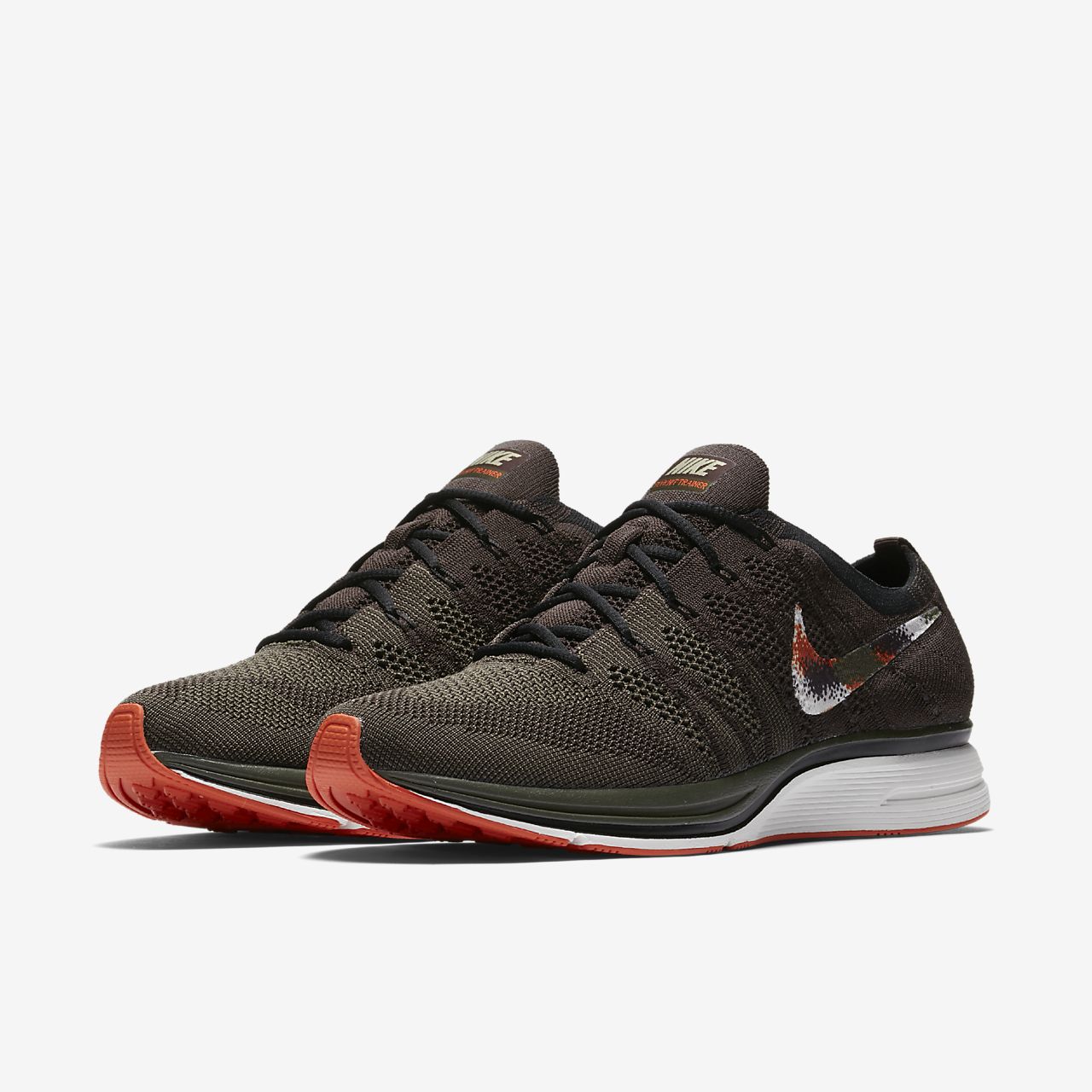 nike flyknit trainer homme marron