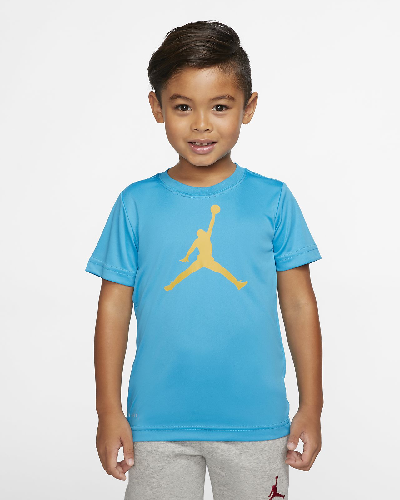 light blue jordan shirt