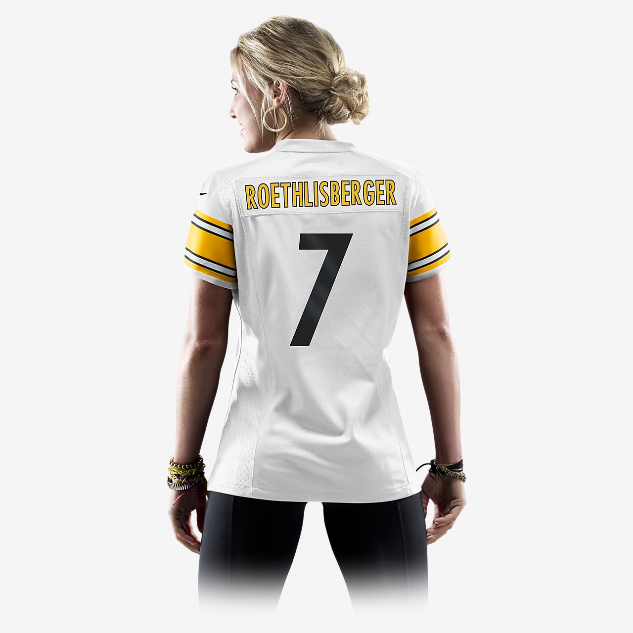 NFL Pittsburgh Steelers (Ben Roethlisberger) Women's Football Away Game Jersey. Nike.com