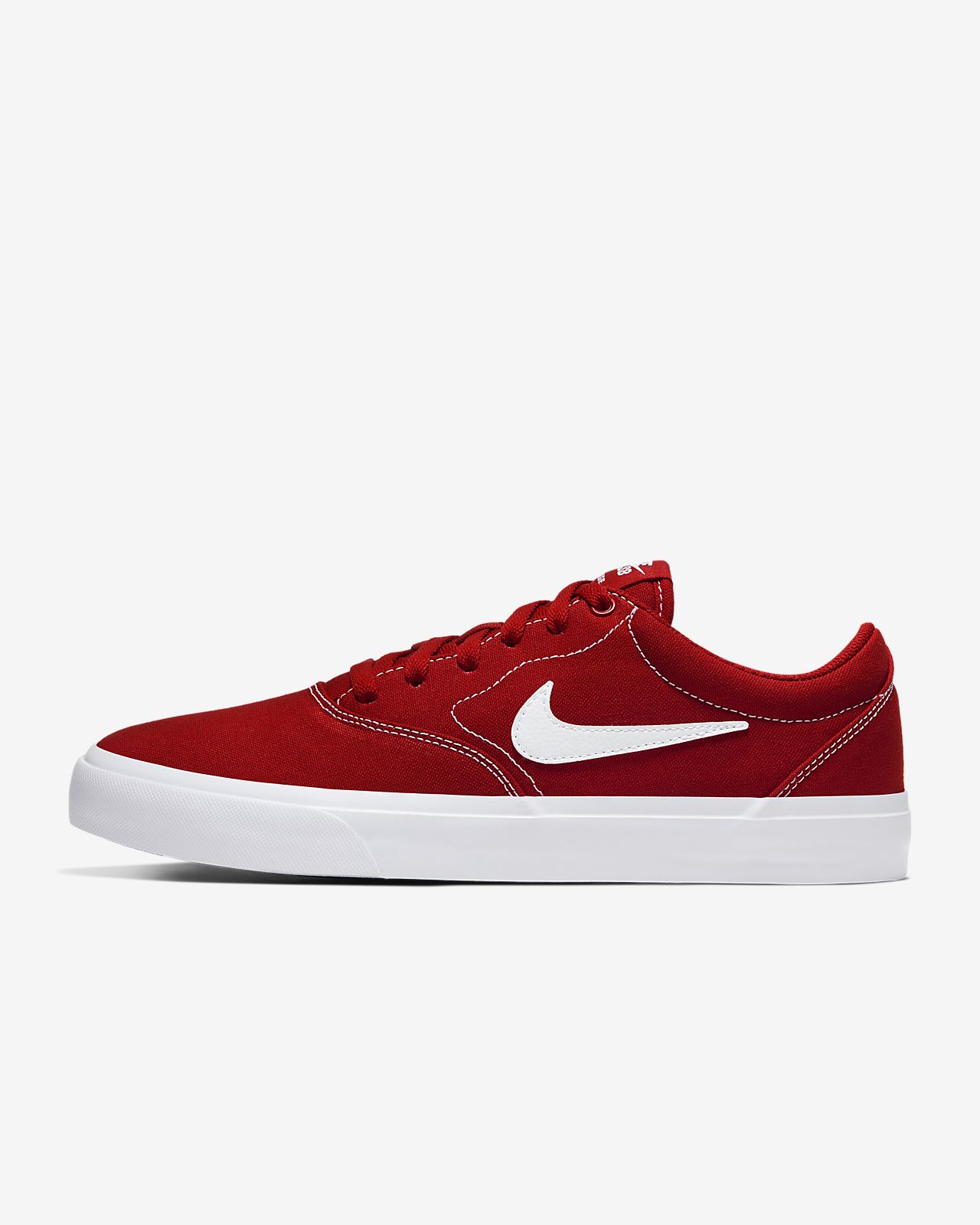 nike sb charge canvas red 