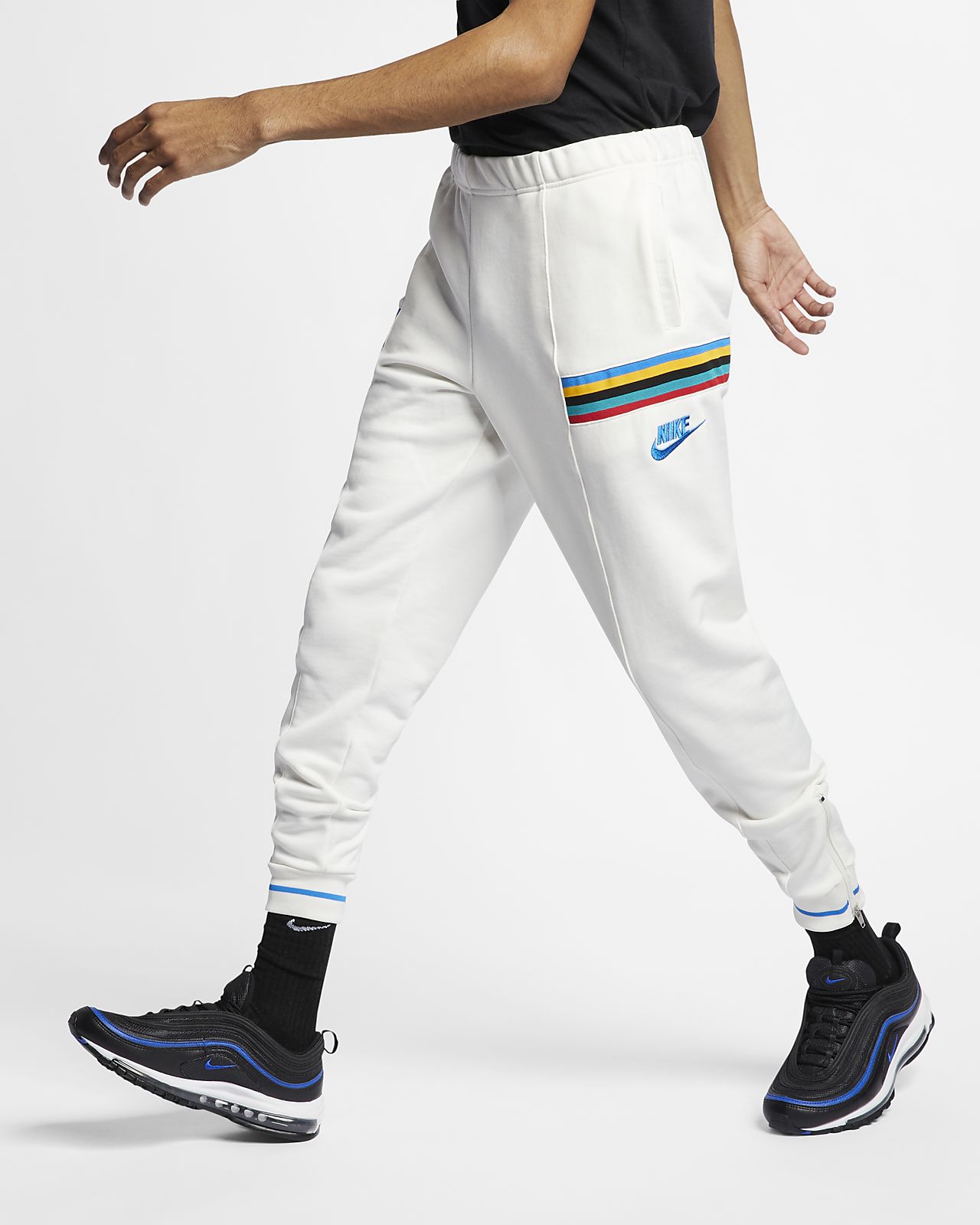 nike sportswear french terry trousers