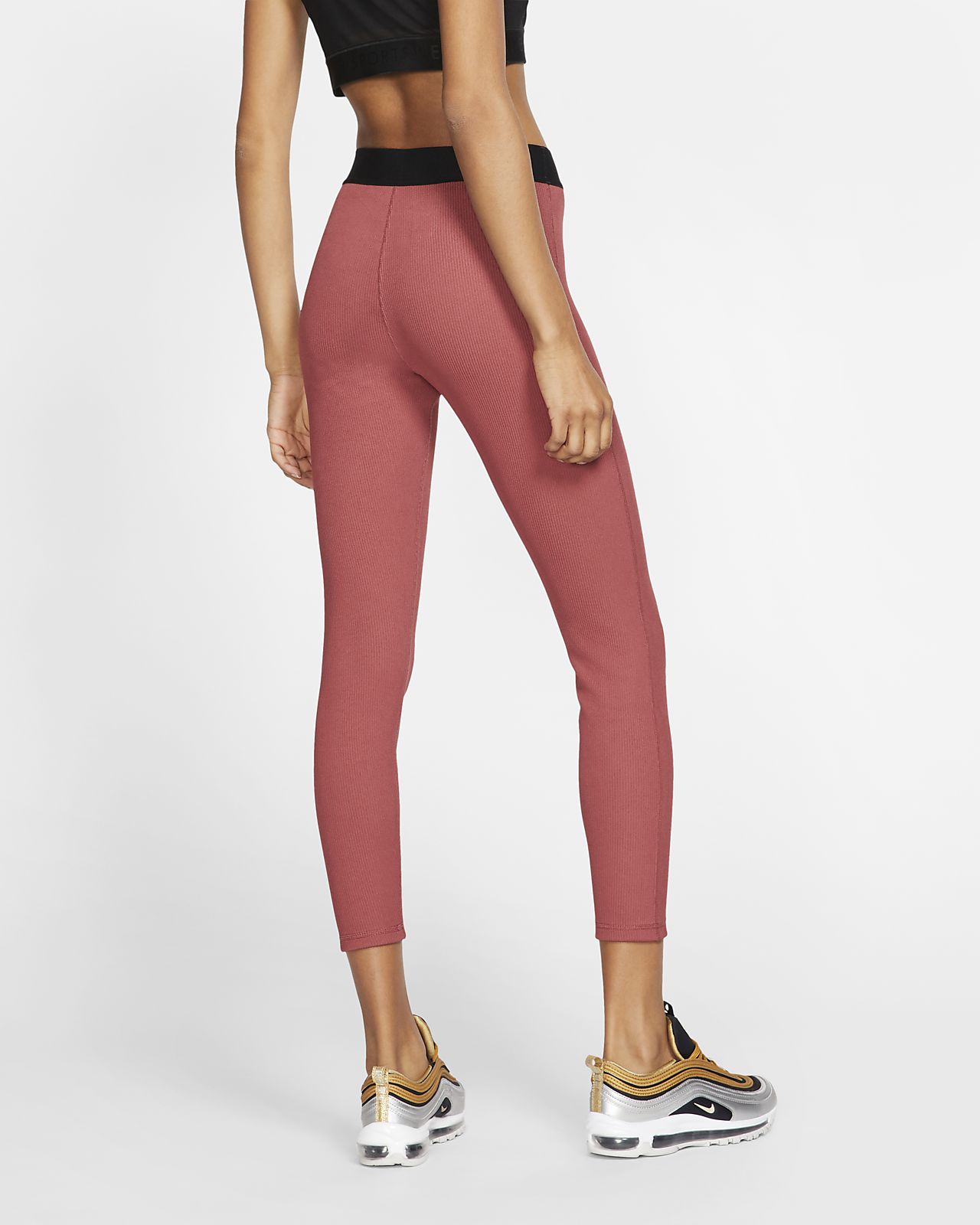 peach nike leggings