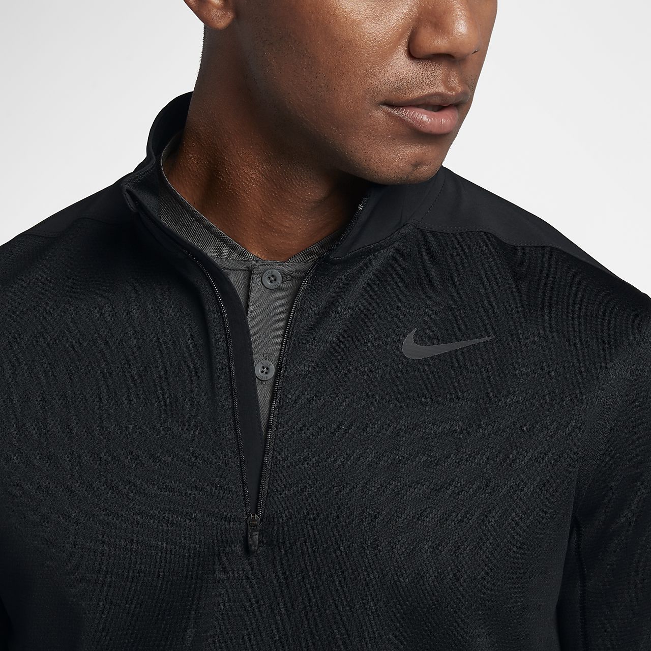 nike men's pullover half zip