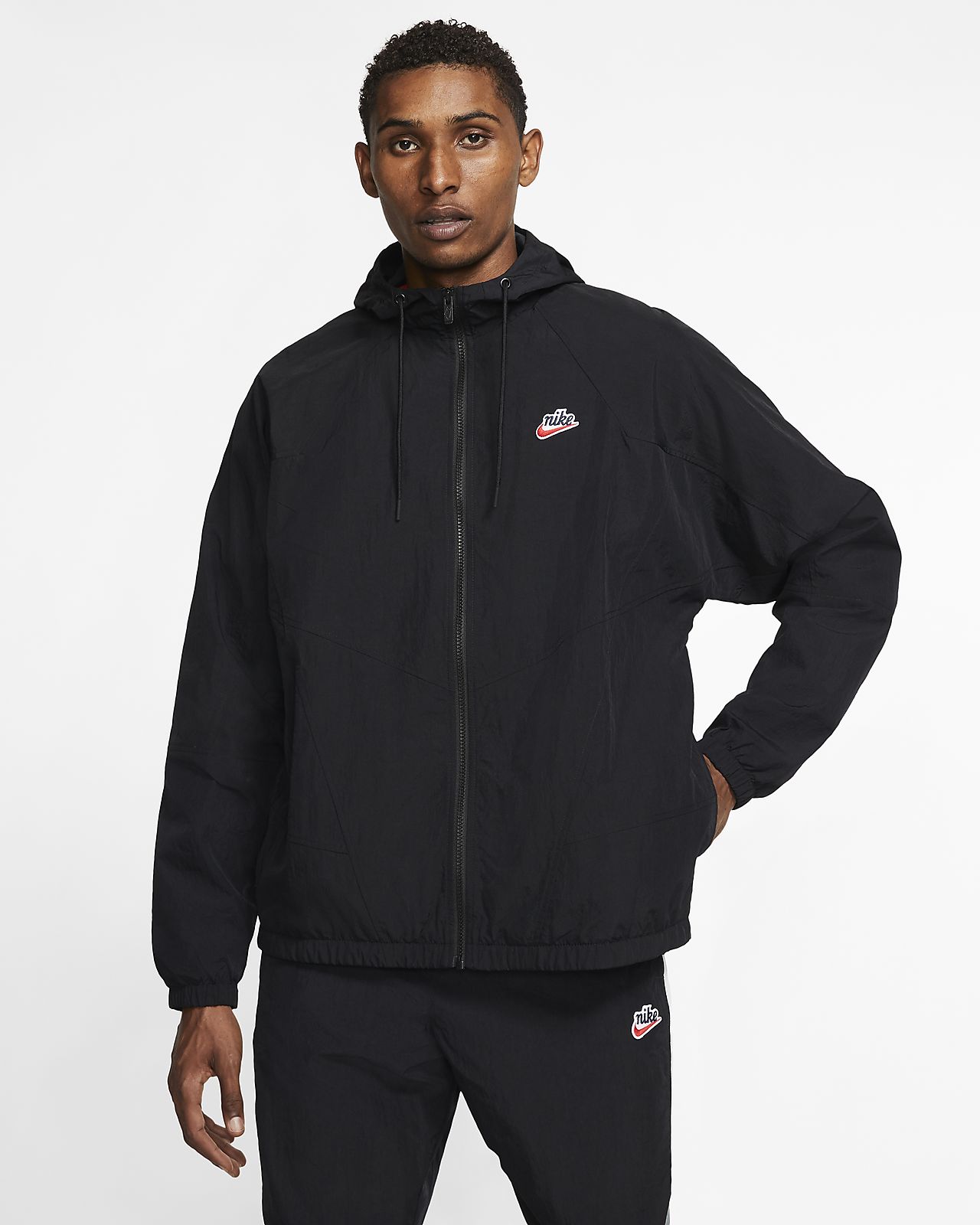 men's nike sportswear heritage windrunner woven jacket