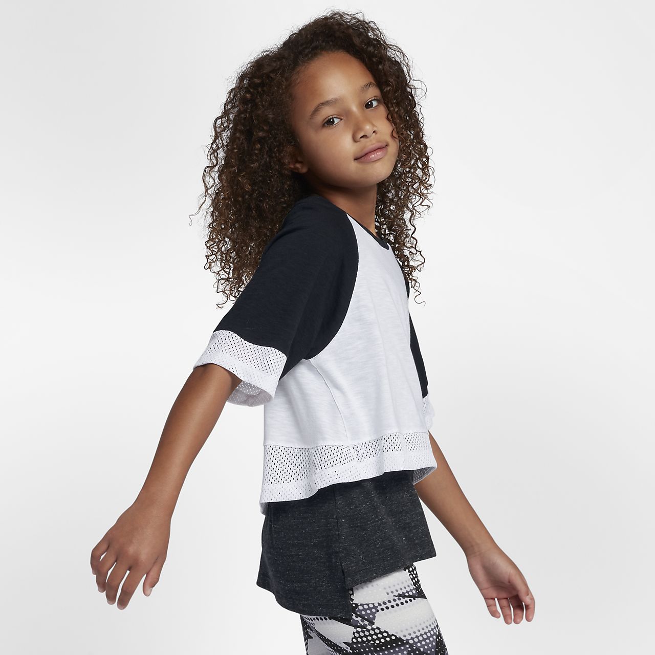 nike crop top and skirt