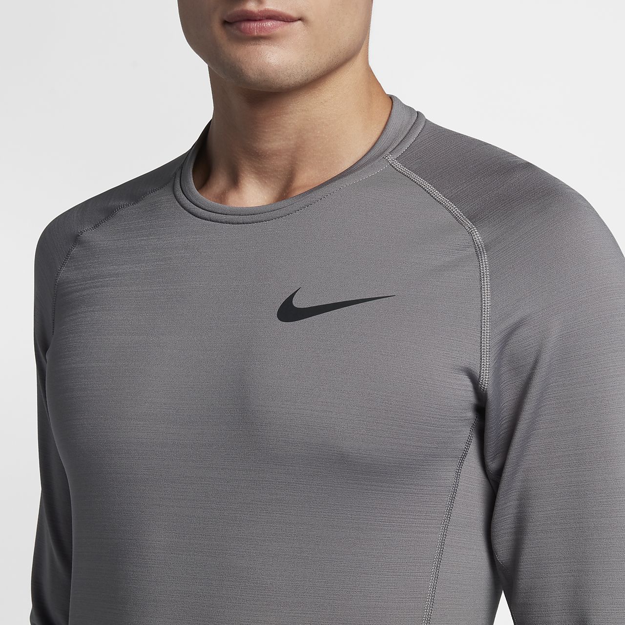 men's long sleeve training top nike pro warm