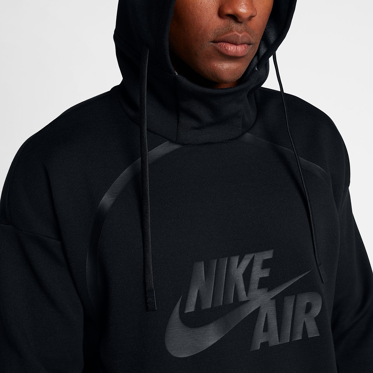 nike black hoodie mens