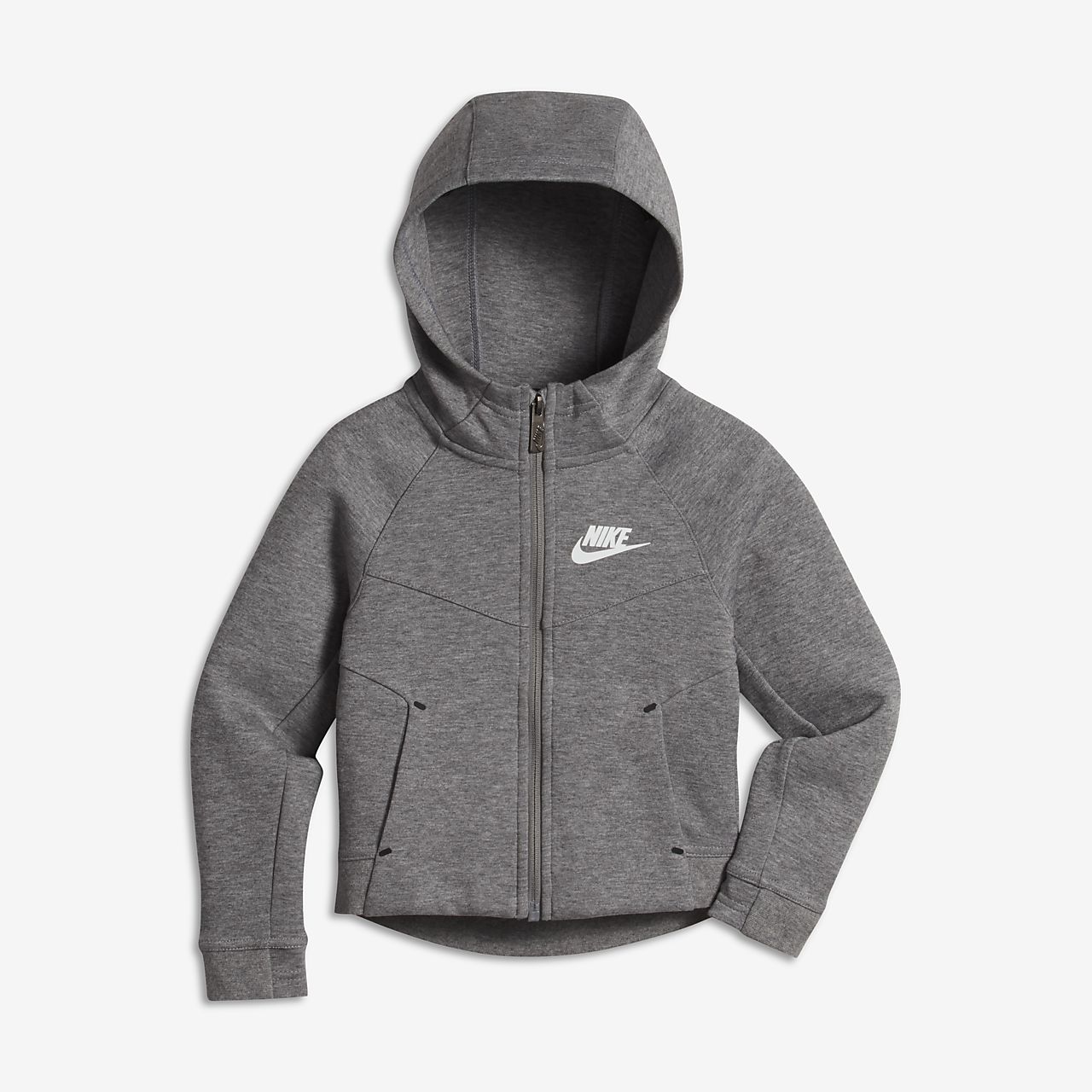 nike tech hoodie kids grey