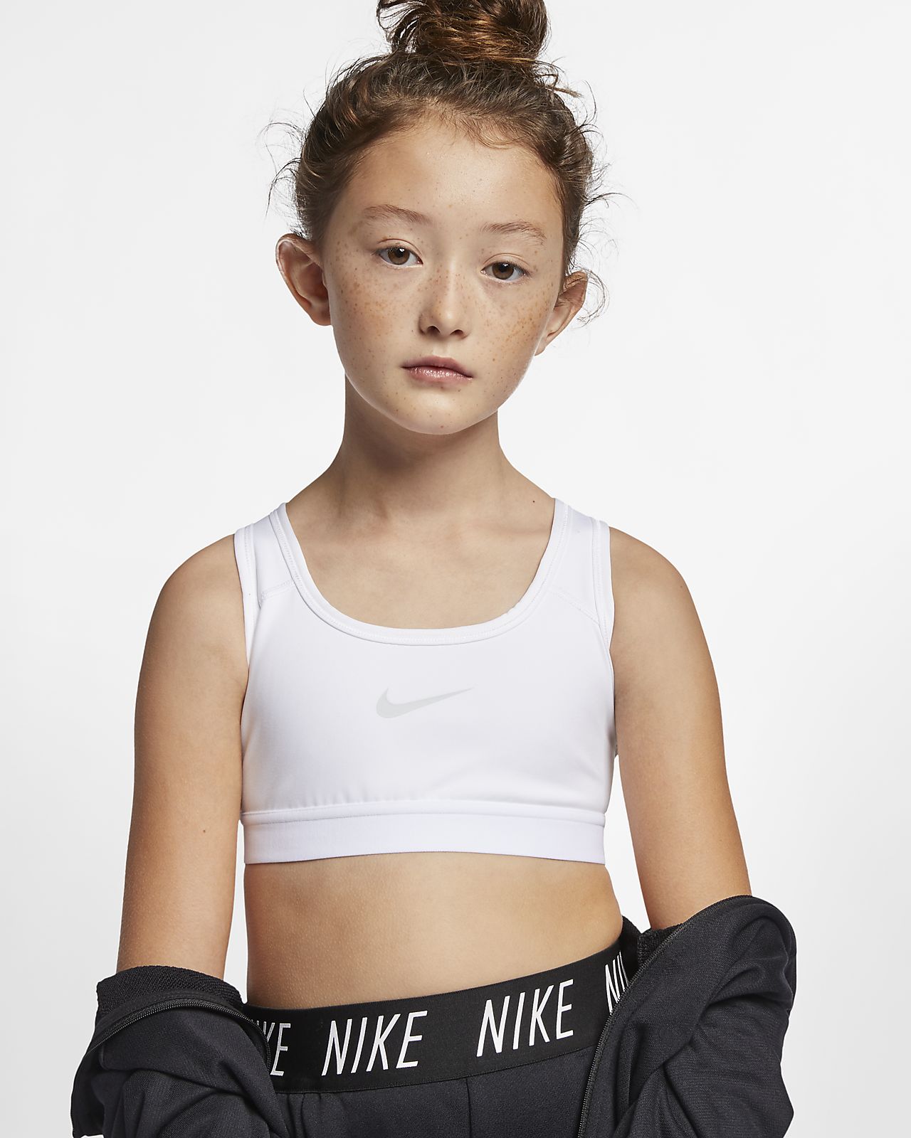 Nike Older Kids' (Girls') Sports Bra. Nike NZ