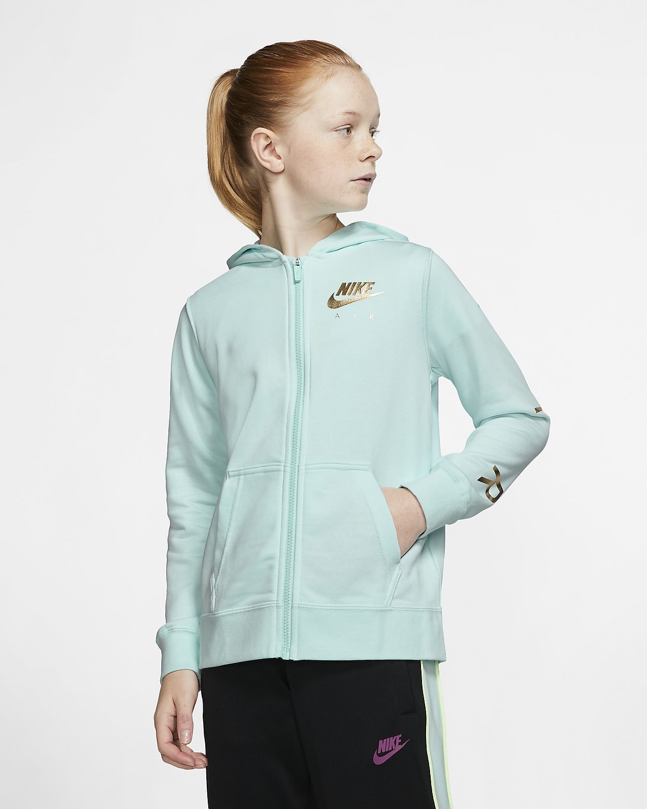 felpa in fleece con cappuccio nike felpa in fleece con cappuccio nike