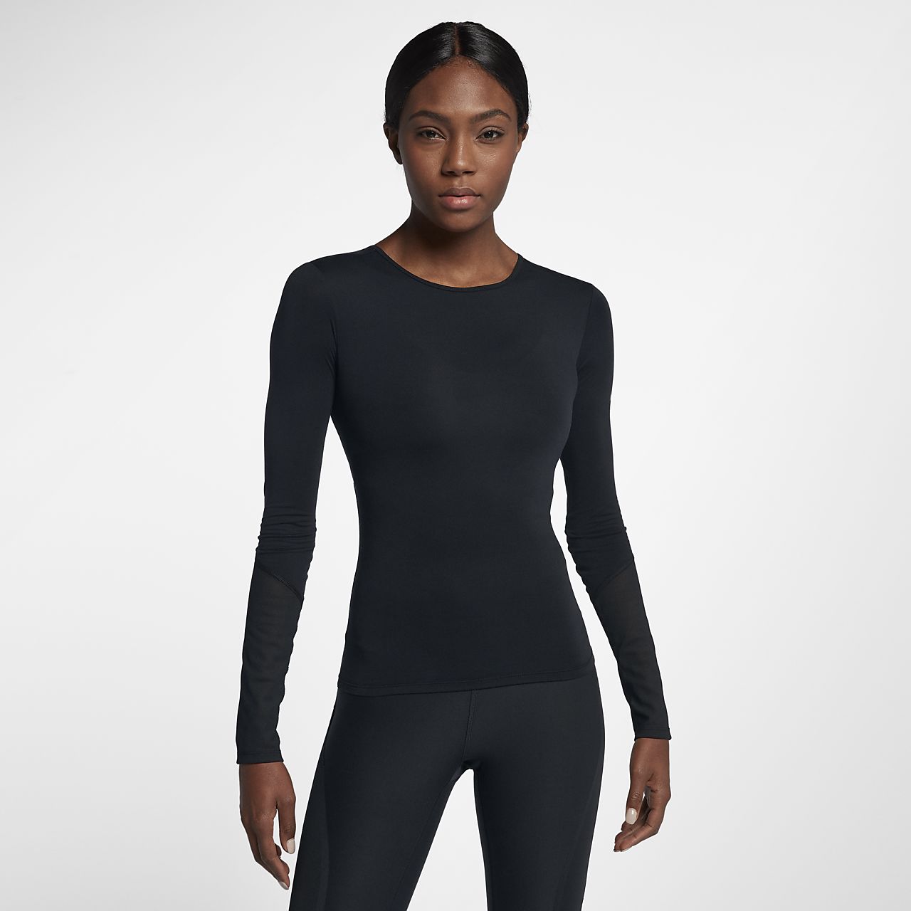 Nike Dri-FIT Women's Long Sleeve Training Top. Nike.com ... Nike Dri-FIT Women's Long Sleeve Training Top