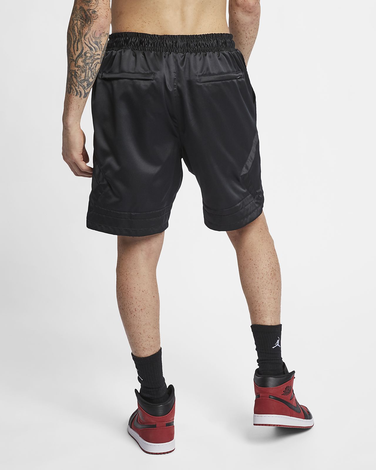 jordan satin diamond shorts