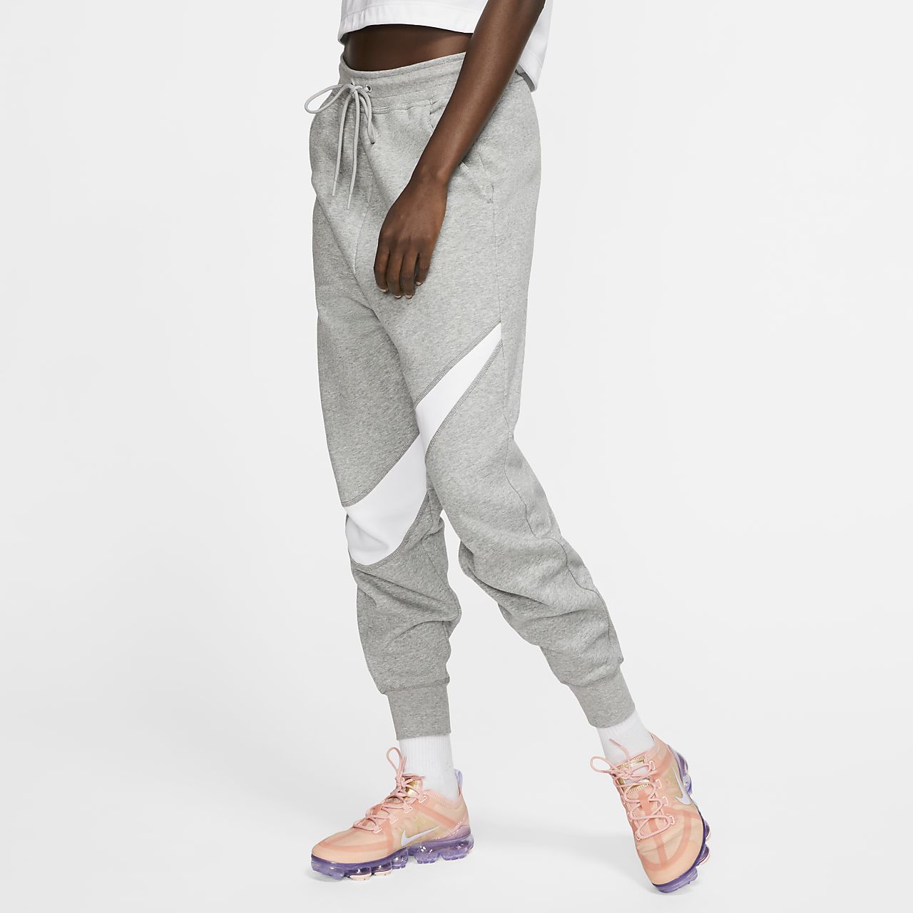 Nike Sportswear Swoosh Damen Fleecehose Nike Sportswear Swoosh Damen Fleecehose