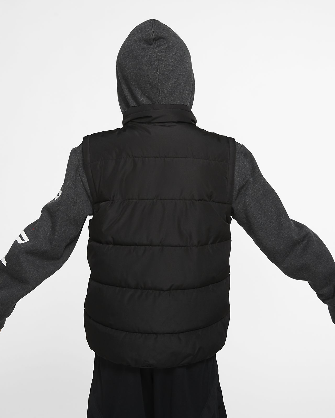 boys black nike coat