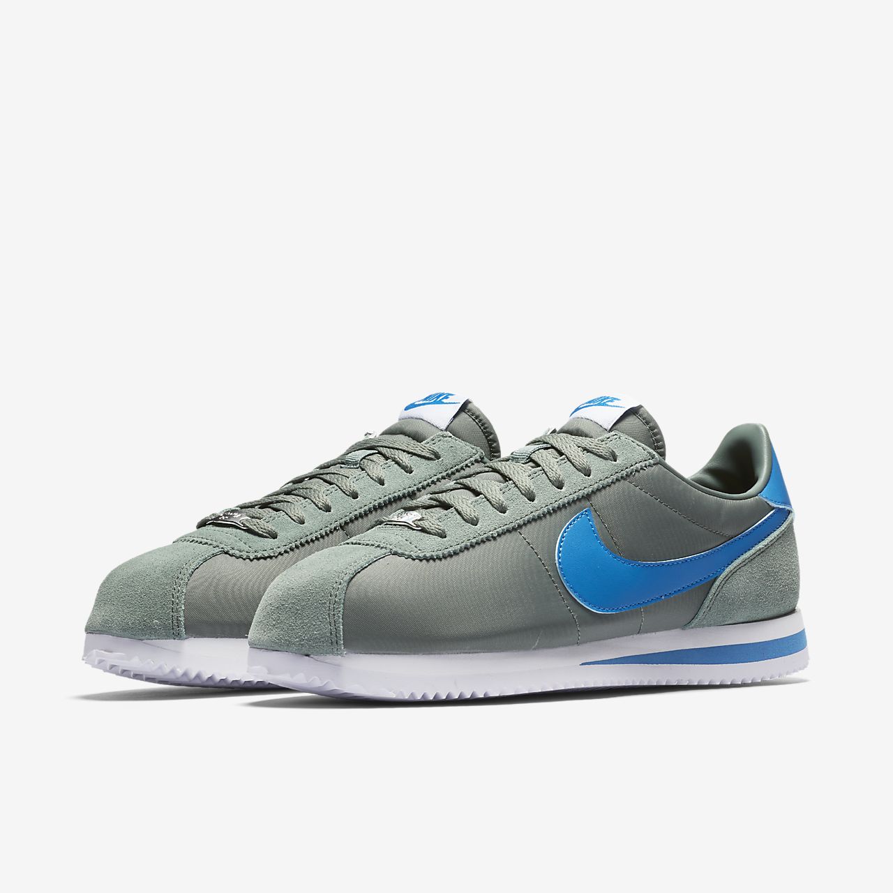 nike cortez blu e gialle