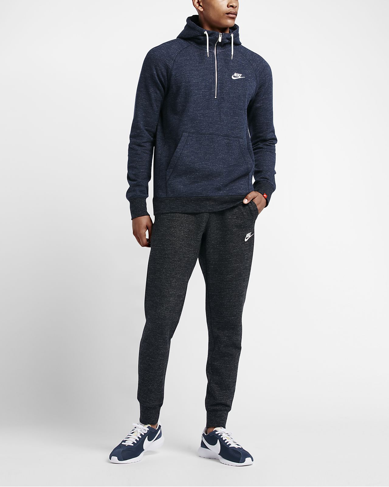 mens navy nike joggers