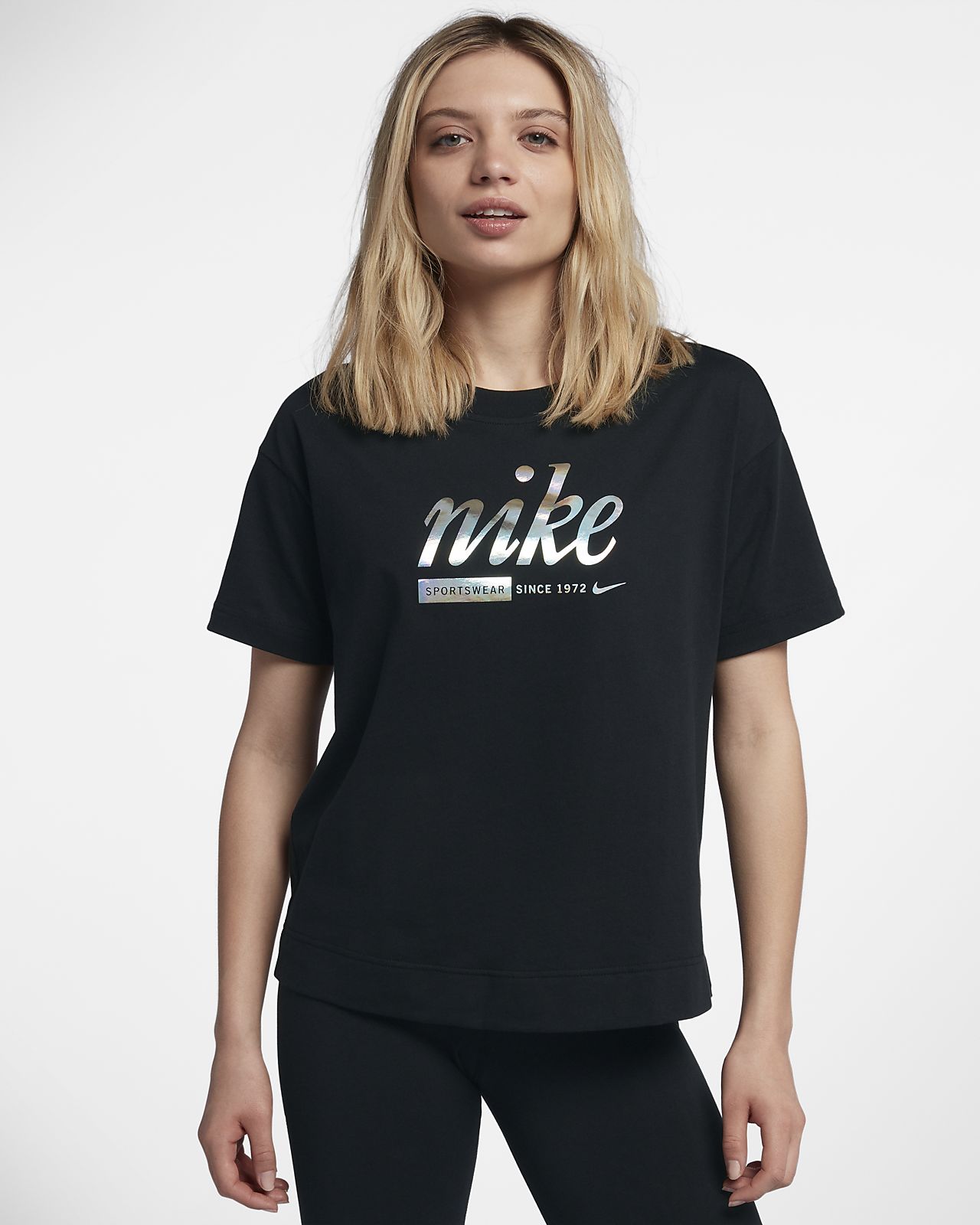 nike metallic damen shirt nike metallic damen shirt